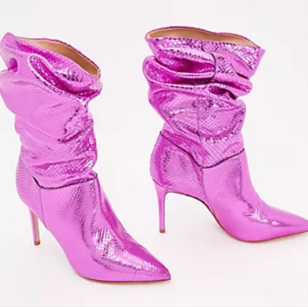 SCHUTZ Pink Heeled Boots